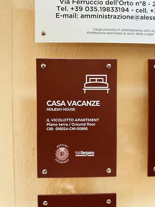 Il Vicolotto Apartment Bergamo Holiday home